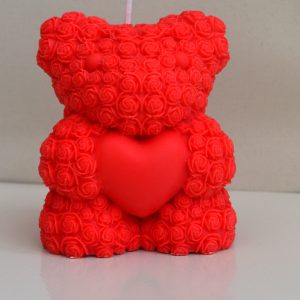 Χειροποίητο αρωματίκο κερί σόγιας αρκούδος