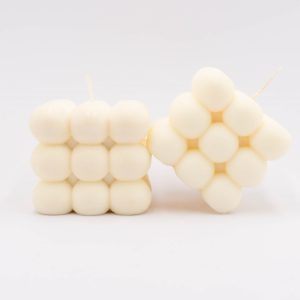 Χειροποίητο αρωματικό κερί σόγιας μεγάλος κύβος