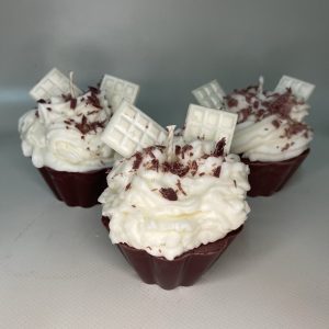 Χειροποίητο αρωματικό κερί σόγιας cupcake