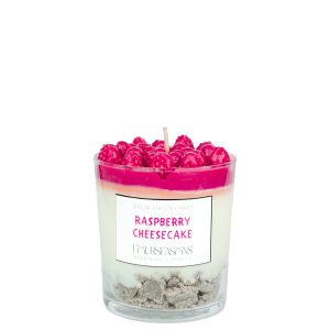 Χειροποίητο αρωματικό κερί σόγιας Raspberry Cheesecake