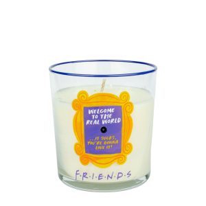 Χειροποίητο αρωματικό κερί σόγιας Welcome To The Real World "FRIENDS"